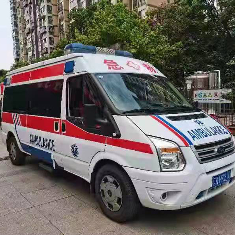 溆浦长途救护车护送病人返乡